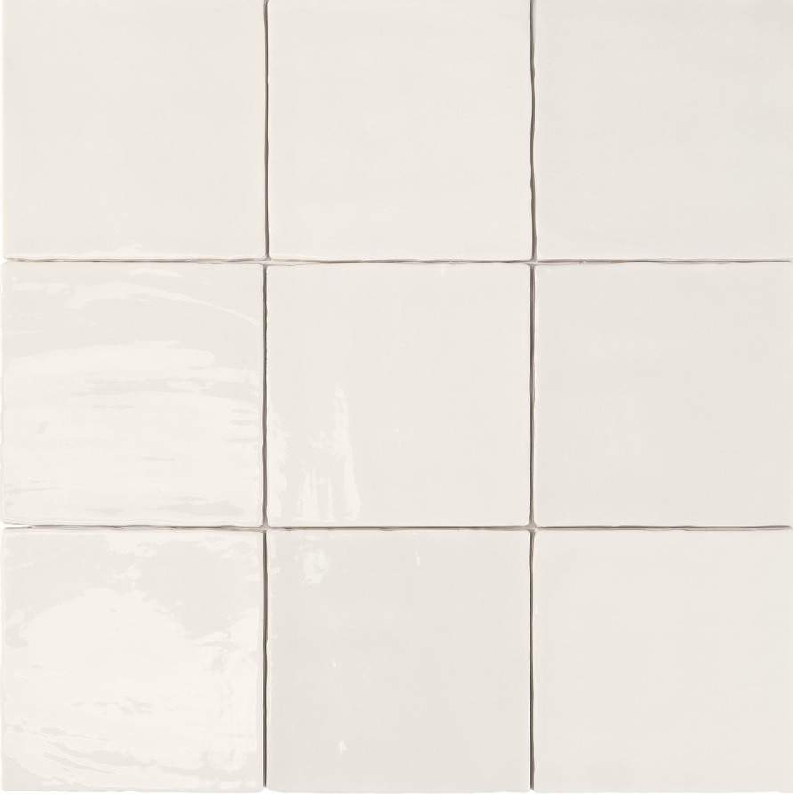 Керамическая плитка Dune Tabarca Blanco 188245, цвет белый, поверхность глянцевая, квадрат, 150x150