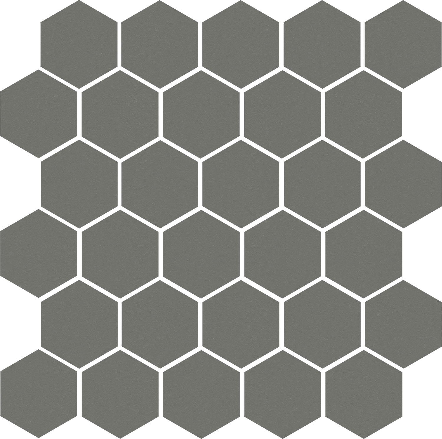Мозаика Kerama Marazzi Агуста серый натуральный из 30 частей 63003, цвет серый, поверхность натуральная, шестиугольник, 297x298