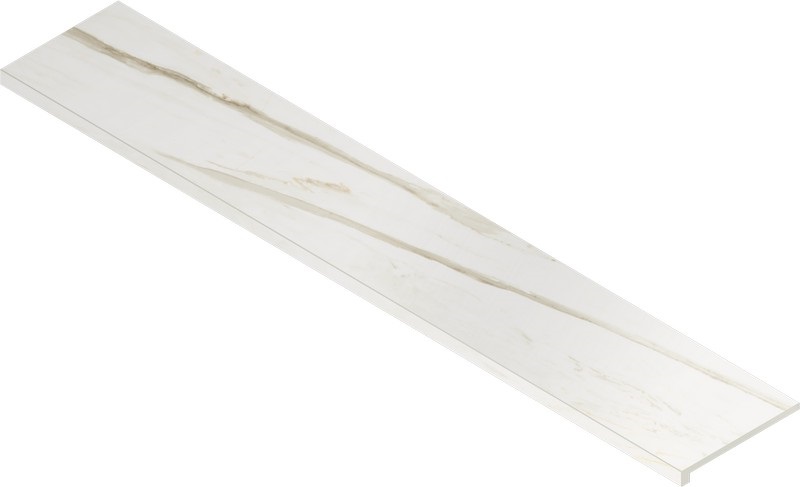 Ступени Italon Stellaris Carrara Ivory Scalino Angolare Sx 620070002632, цвет слоновая кость, поверхность матовая, прямоугольник, 330x1600