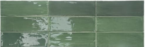 Керамическая плитка Dune Tabarca Verde 188260, цвет зелёный, поверхность глянцевая, прямоугольник, 75x230
