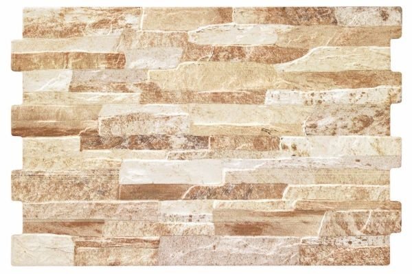 Керамическая плитка Geotiles Terra Brick, цвет бежевый, поверхность матовая, под кирпич, 340x500
