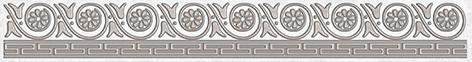 Бордюры Laparet Afina бордюр серый 56-03-06-425, цвет серый, поверхность глянцевая, прямоугольник, 50x400