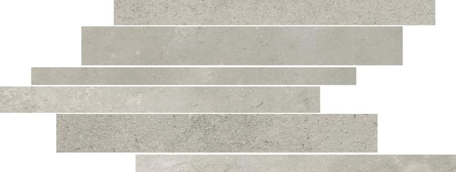 Мозаика Cerim Maps Light Grey Listello Sfalsato 747477, цвет серый, поверхность натуральная, прямоугольник, 210x400