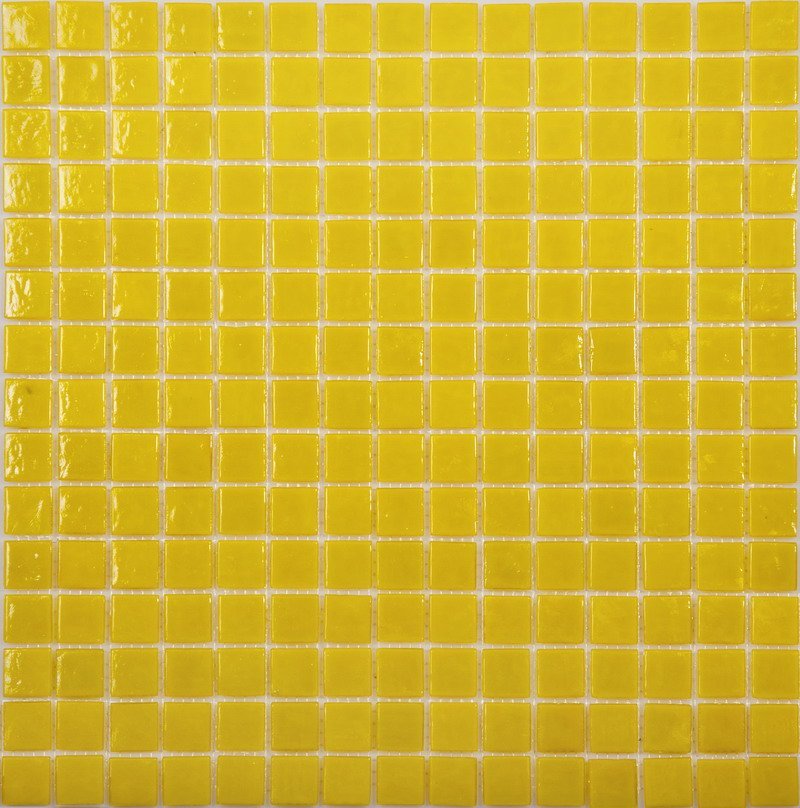 Мозаика NS Mosaic AA11, цвет жёлтый, поверхность глянцевая, квадрат, 327x327