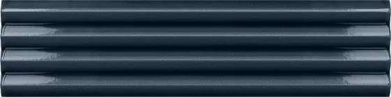 Керамическая плитка Equipe Costa Nova Naval Praria Glossy 28475, цвет синий, поверхность глянцевая 3d (объёмная), прямоугольник, 50x200