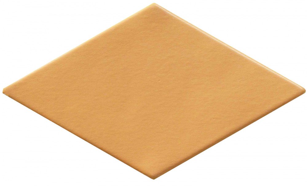 Керамическая плитка Natucer New Panal Rombo Ocre, цвет оранжевый, поверхность глянцевая, прямоугольник, 85x150