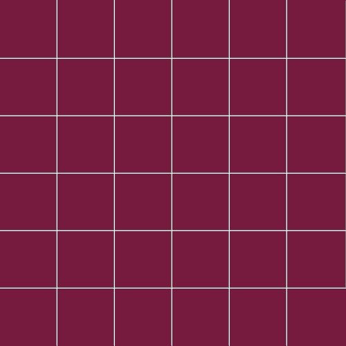 Мозаика Ce.Si Matt Amaranto Rete 5x5, цвет бордовый, поверхность матовая, квадрат, 300x300