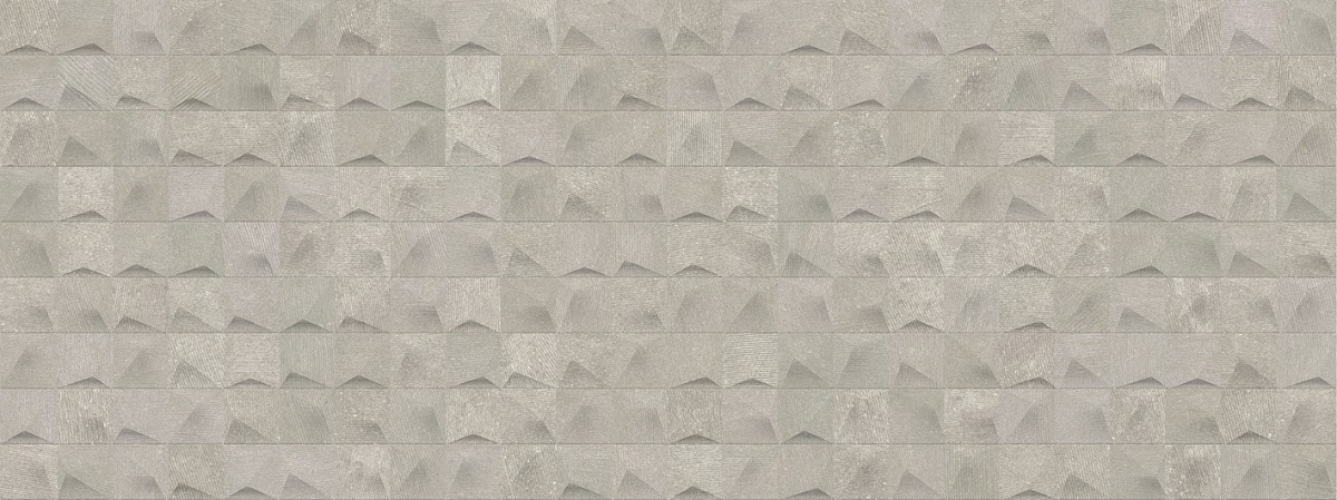 Керамическая плитка Venis Acero Nature Cubik V30800721, цвет серый, поверхность структурированная, прямоугольник, 450x1200