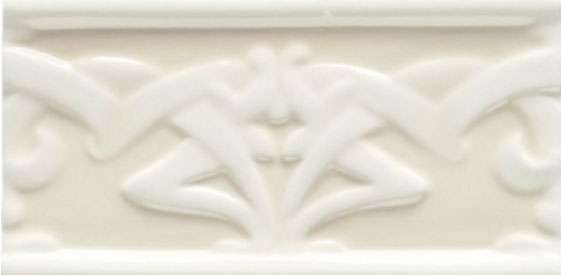 Бордюры Grazia Essenze Liberty Bianco Craquele LIB1000, цвет белый, поверхность глянцевая, прямоугольник, 65x130