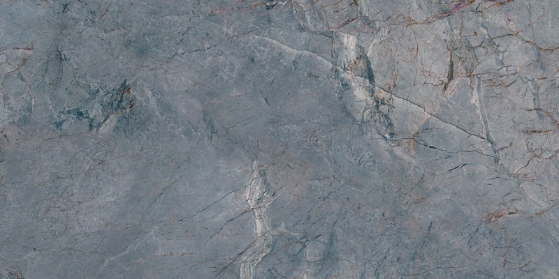 Широкоформатный керамогранит Paradyz Monet Blue Gres Szkl. Rekt. Poler, цвет серый голубой, поверхность полированная, прямоугольник, 1200x2800