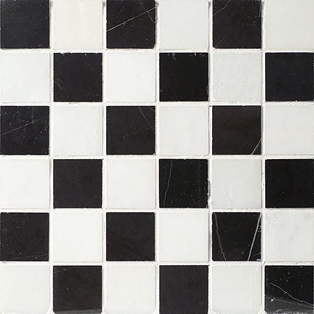 Мозаика Colori Viva Natural Mix CV20079, цвет чёрно-белый, поверхность глянцевая, квадрат, 305x305