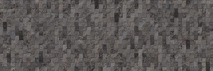 Мозаика Venis Deco Mirage Dark V14402581, цвет чёрный тёмный, поверхность лаппатированная, прямоугольник, 333x1000