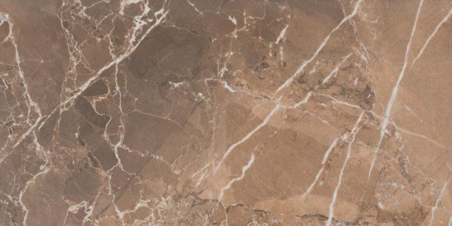 Керамогранит Ecoceramic Museum Noce, цвет коричневый, поверхность глянцевая, прямоугольник, 600x1200