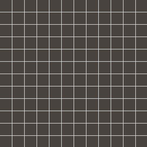 Мозаика Ce.Si Matt Fumo Su Rete 2,5x2,5, цвет серый, поверхность матовая, квадрат, 300x300