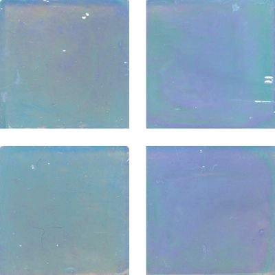 Мозаика Irida Fleur 15.R13(1), цвет синий, поверхность глянцевая, квадрат, 237x237