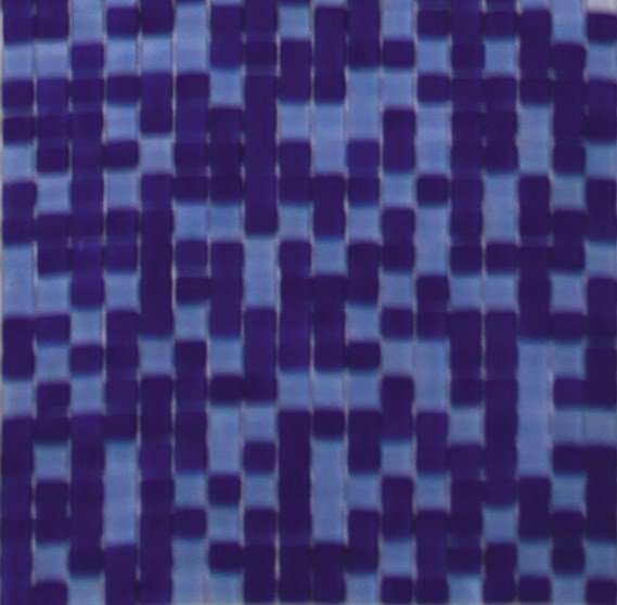 Мозаика Alma Mosaic Растяжки 15 DE-32(m) MIX 8 (последний микс), цвет синий голубой, поверхность глянцевая, квадрат, 295x295