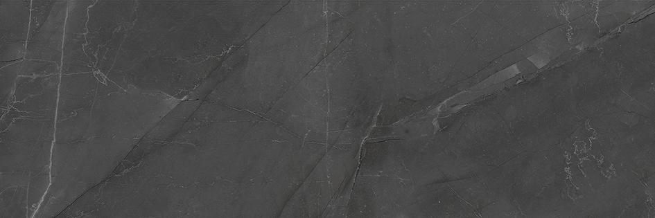 Керамическая плитка Laparet Monti Графитовый 60151, цвет чёрный, поверхность глянцевая, прямоугольник, 200x600