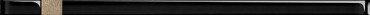 Бордюры Cersanit Effecta EFF-WGA011, цвет чёрный, поверхность глянцевая, прямоугольник, 25x600