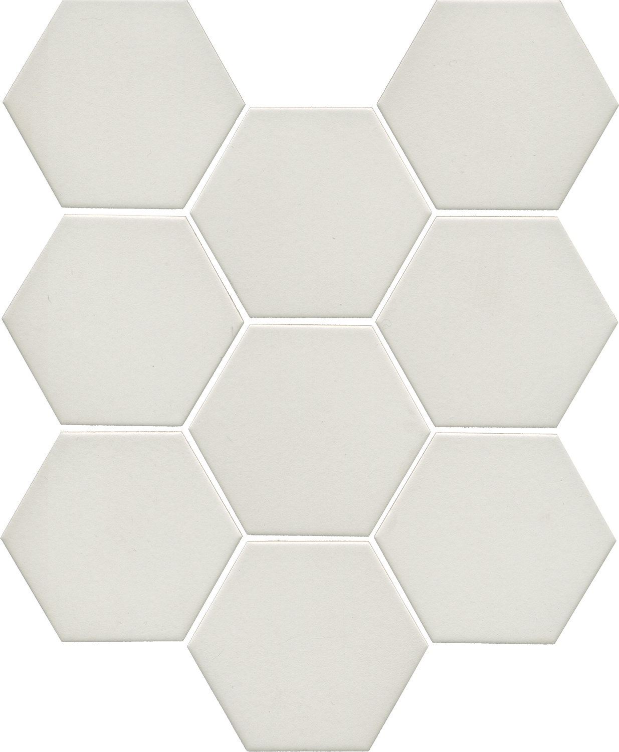Керамогранит Kerama Marazzi Кальсада белый натуральный SG1011N, цвет белый, поверхность натуральная, шестиугольник, 104x120