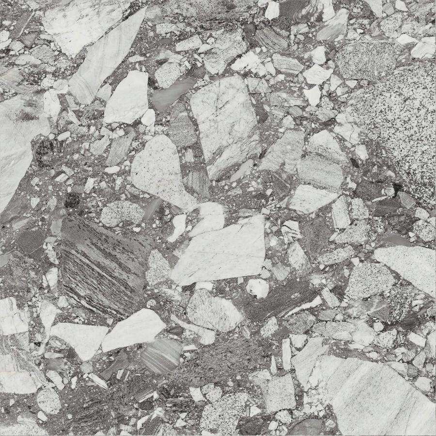 Керамогранит Fanal Stone River White, цвет серый, поверхность матовая, квадрат, 900x900