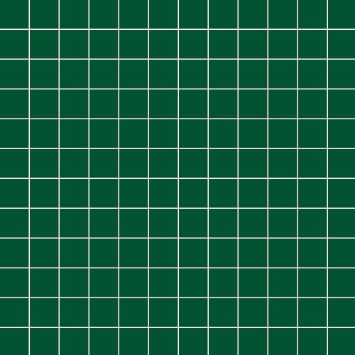 Мозаика Ce.Si Matt Felce Su Rete 2,5x2,5, цвет зелёный, поверхность матовая, квадрат, 300x300