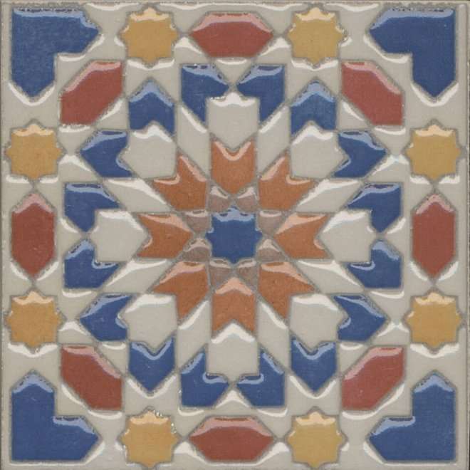 Вставки Kerama Marazzi Паласио VT\A58\1266H, цвет разноцветный, поверхность матовая, квадрат, 98x98