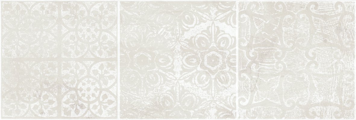 Керамическая плитка Aparici Belour White Fold, цвет белый, поверхность глянцевая, прямоугольник, 202x595