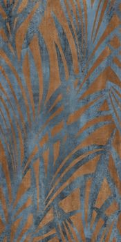 Декоративные элементы ABK Wide & Style Jungle Rust PF60009416, цвет коричневый синий, поверхность матовая, прямоугольник, 1200x2800