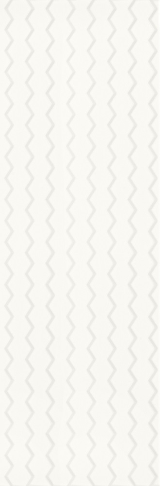 Керамическая плитка Paradyz Margarita Bianco Sciana B Struktura Rekt., цвет белый, поверхность глянцевая, прямоугольник, 325x977