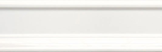 Бордюры Petracers Gran Gala Capitello Bianco, цвет белый, поверхность глянцевая, прямоугольник, 100x315
