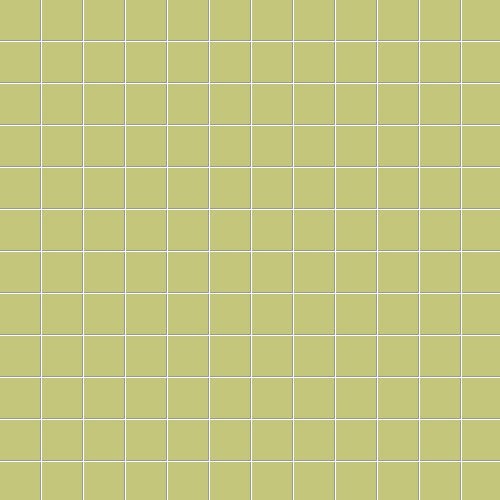 Мозаика Ce.Si Matt Mela Su Rete 2,5x2,5, цвет зелёный, поверхность матовая, квадрат, 300x300