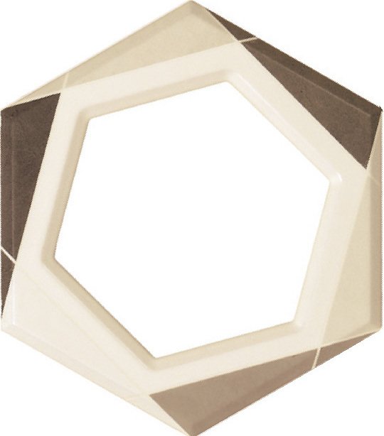 Декоративные элементы Fanal Lino Frame Crema, цвет бежевый, поверхность матовая, прямоугольник, 247x215