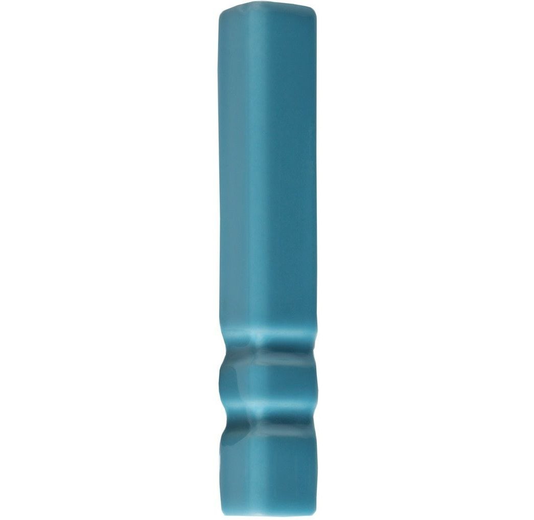 Спецэлементы Adex ADRI5095 Angulo Rodapie Altea Blue, цвет бирюзовый, поверхность глянцевая, , 15x100