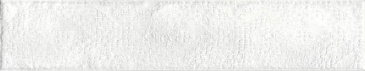 Керамогранит Keradom Evolution White, цвет белый, поверхность структурированная, прямоугольник, 75x385
