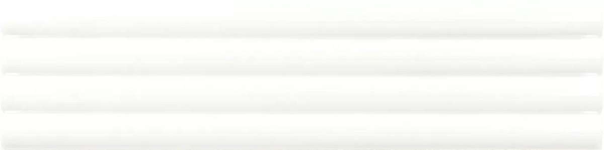 Керамическая плитка Equipe Costa Nova White Onda Glossy 28484, цвет белый, поверхность глянцевая 3d (объёмная), прямоугольник, 50x200
