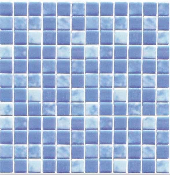Мозаика Mosavit Acqua-2 Capri, цвет синий, поверхность глянцевая, квадрат, 316x316