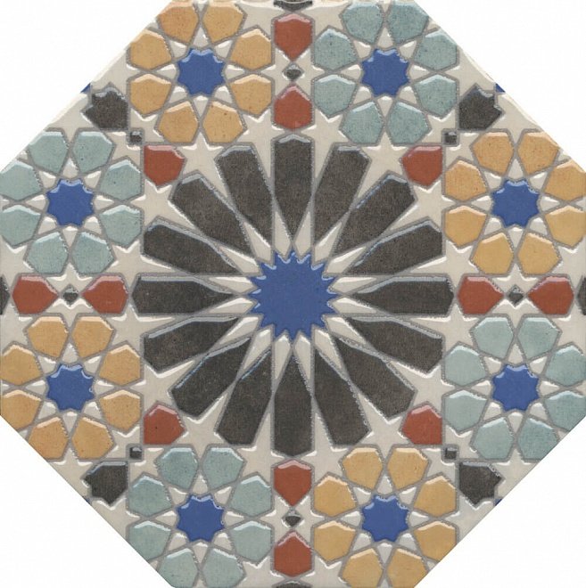 Декоративные элементы Kerama Marazzi Паласио VT\A55\SG2432, цвет разноцветный, поверхность матовая, квадрат, 240x240