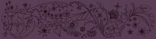 Декоративные элементы Bardelli Primavera Platinum D4, цвет фиолетовый, поверхность глянцевая, прямоугольник, 100x400