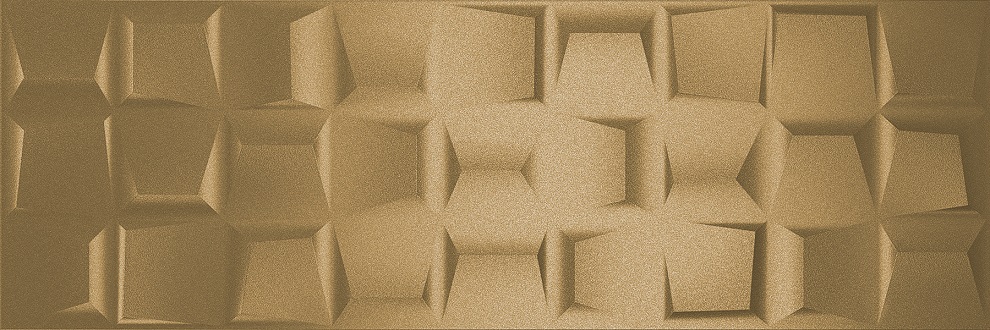 Декоративные элементы Sanchis Square Colours Copper, цвет золотой, поверхность рельефная, прямоугольник, 330x1000