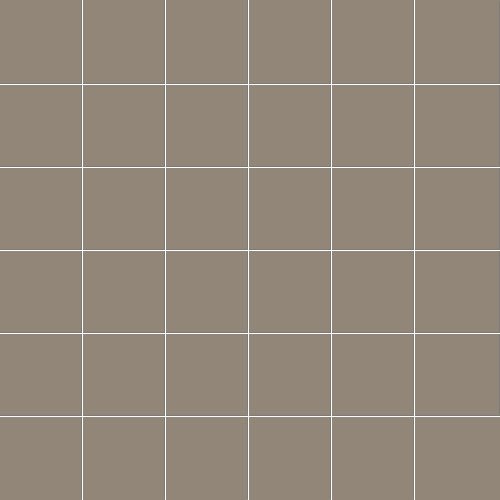 Мозаика Ce.Si Matt Tortora Rete 5x5, цвет серый, поверхность матовая, квадрат, 300x300