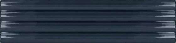 Керамическая плитка Equipe Costa Nova Naval Onda Glossy 28490, цвет синий, поверхность глянцевая 3d (объёмная), прямоугольник, 50x200
