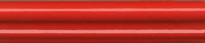 Бордюры Kerama Marazzi Бордюр Багет Граньяно красный BLD011, цвет красный, поверхность глянцевая, прямоугольник, 30x150
