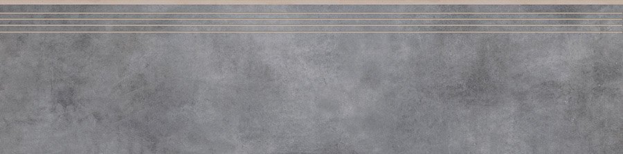 Ступени Cerrad Batista Steel Ступень прямая, цвет серый, поверхность матовая, прямоугольник, 297x1197