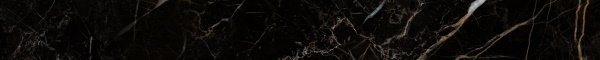 Бордюры Caesar Anima Nero Atlante Listello Lucidato ADRC, цвет чёрный, поверхность полированная, прямоугольник, 60x600