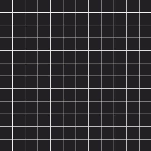 Мозаика Ce.Si Matt Testa Moro Su Rete 2,5x2,5, цвет чёрный, поверхность матовая, квадрат, 300x300