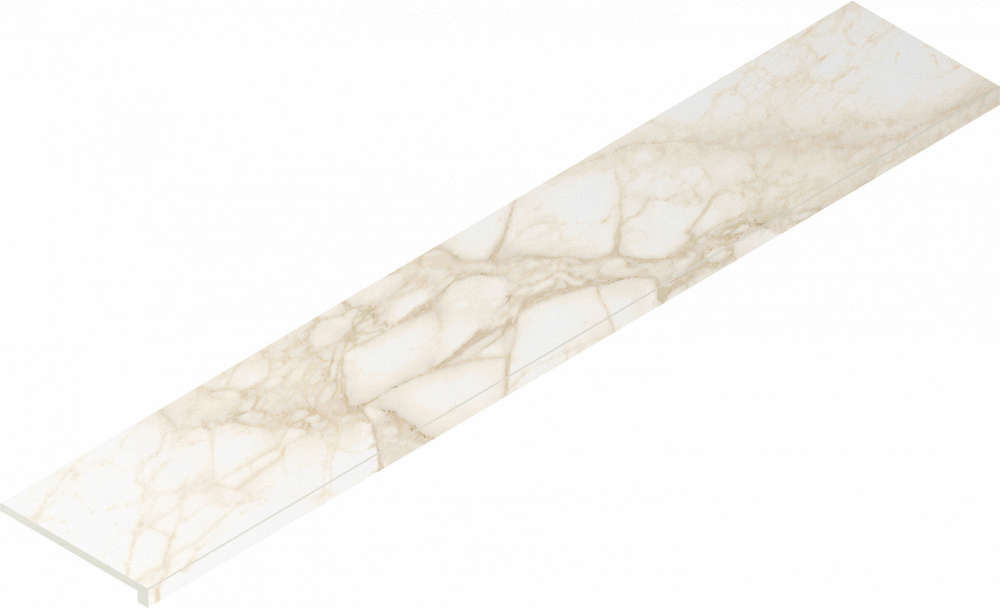 Ступени Italon Eternum Carrara Scal.160 Front 620070002558, цвет бежевый, поверхность натуральная, прямоугольник, 330x1600
