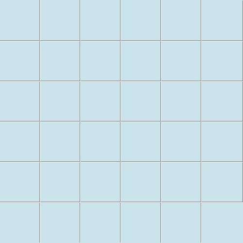 Мозаика Ce.Si Matt Azzurro Rete 5x5, цвет голубой, поверхность матовая, квадрат, 300x300