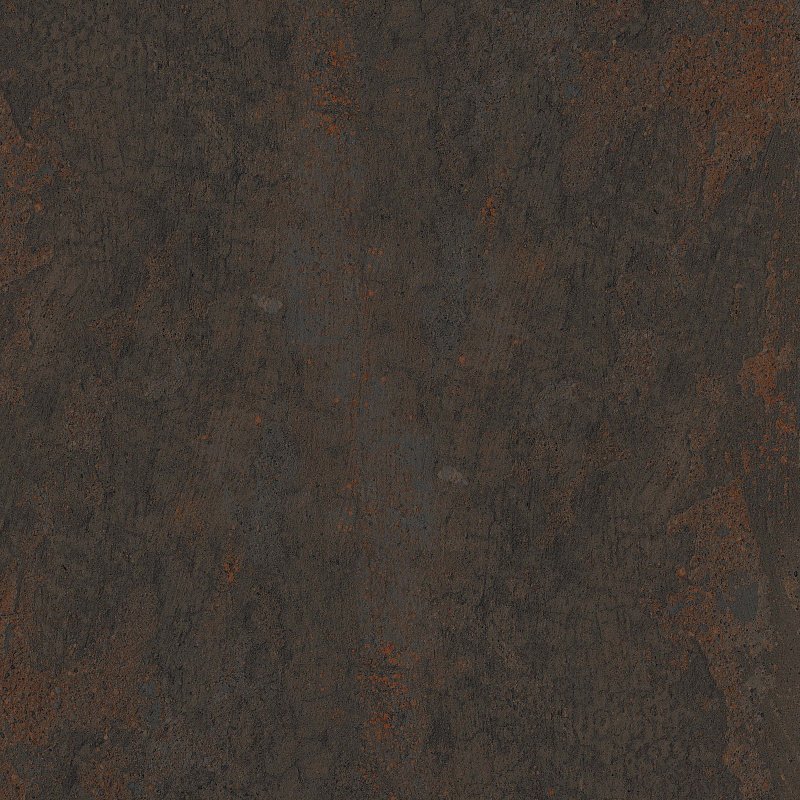 Широкоформатный керамогранит Italica Corten Titanium Matt, цвет коричневый, поверхность матовая, квадрат, 1200x1200