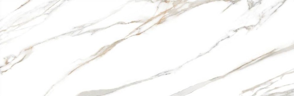 Керамогранит Ocean Ceramic Statuario Blond 15 mm, цвет белый, поверхность полированная, прямоугольник, 800x2400