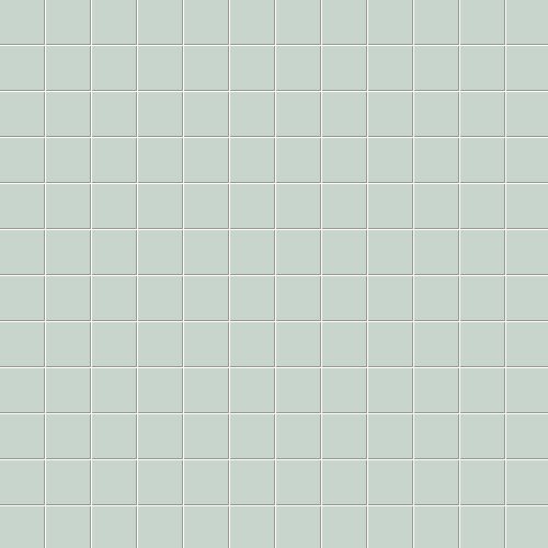 Мозаика Ce.Si Matt Edera Su Rete 2,5x2,5, цвет серый, поверхность матовая, квадрат, 300x300